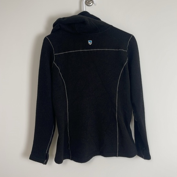 Kuhl Black Women's Hooded cardigan jacket size small - Picture 3 of 8
